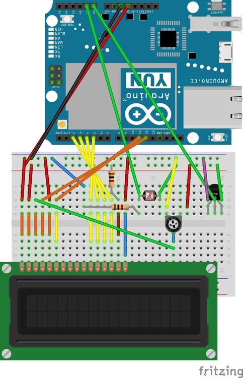 Arduino breadboard diagram